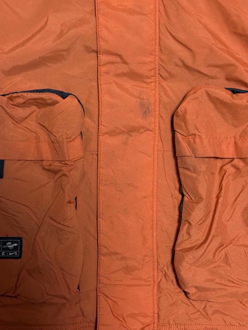 【nike/ナイキ】00s 3Dポケットナイロンジャケット ユーロ オレンジ