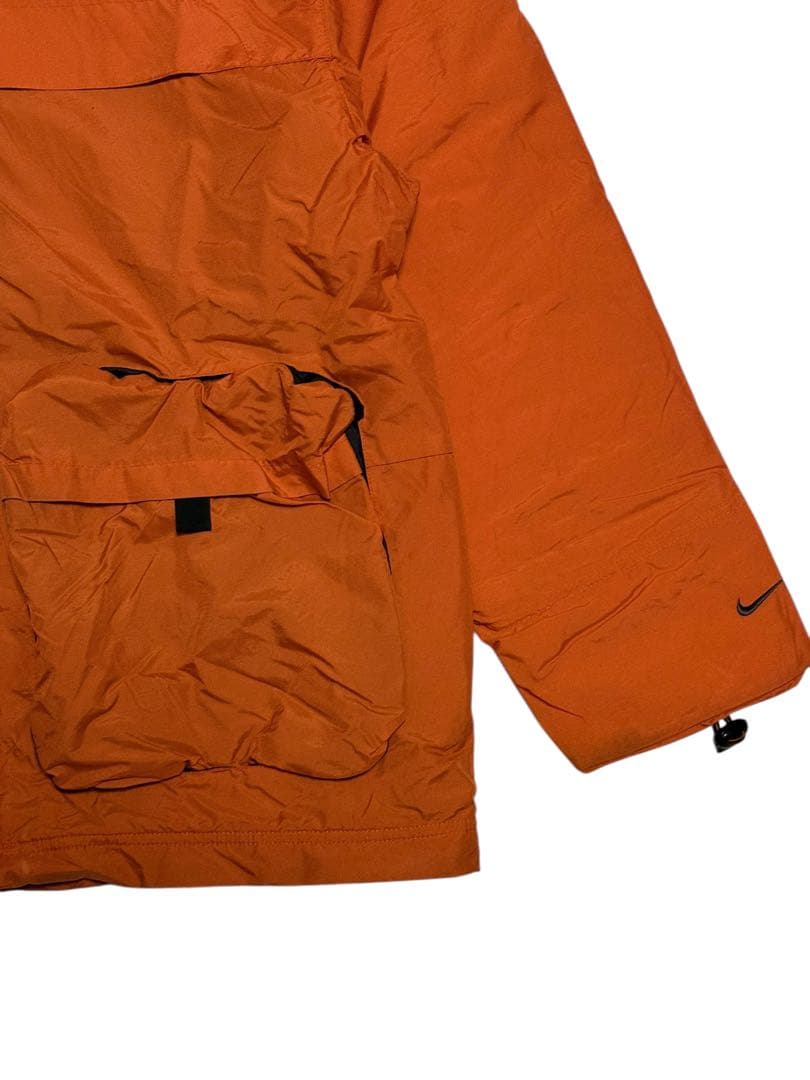 【nike/ナイキ】00s 3Dポケットナイロンジャケット ユーロ オレンジ