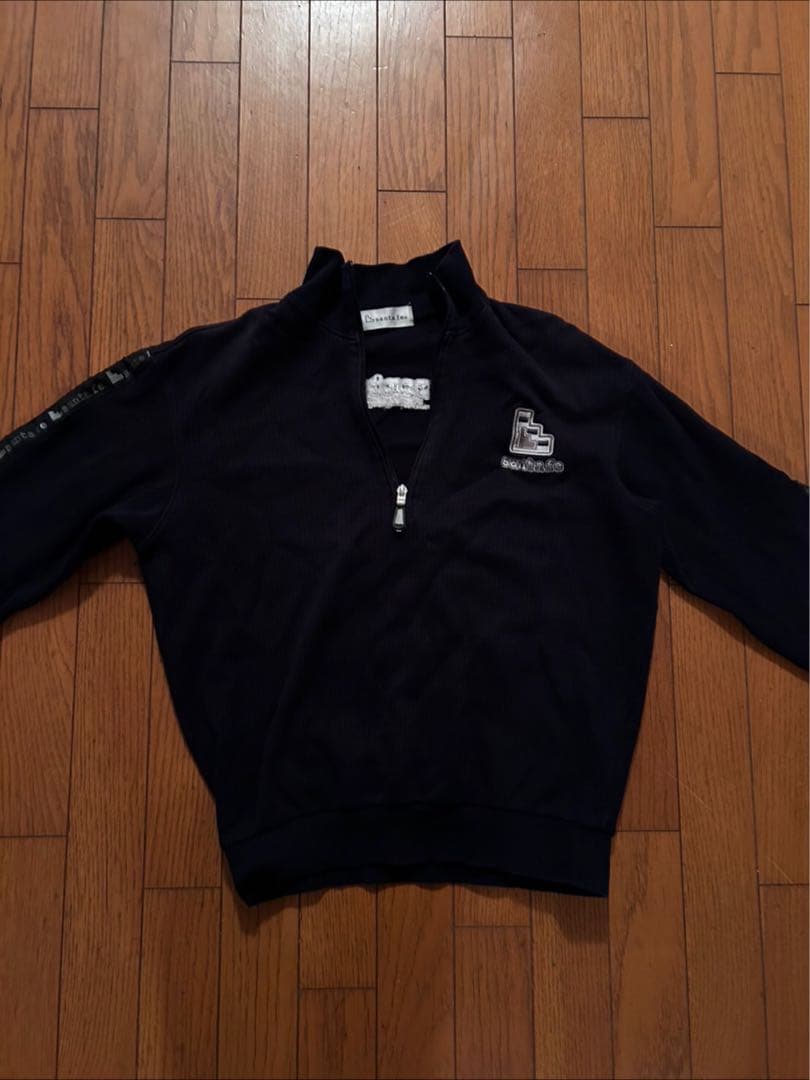 サンタフェ　90年代　セットアップ　ハーフジップ　ネイビー