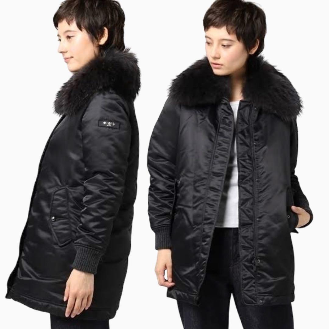 極美品　TATRAS 高級Rライン　ANGOLA 3サイズ　ファーモッズコート