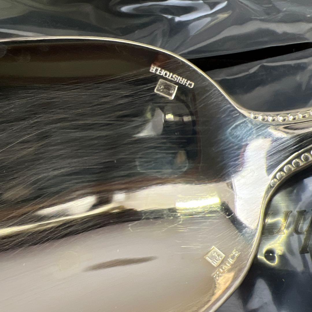 Christofle スプーンセット 2本入り　未開封1開封使用済1