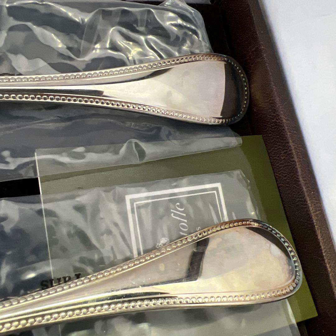 Christofle スプーンセット 2本入り　未開封1開封使用済1