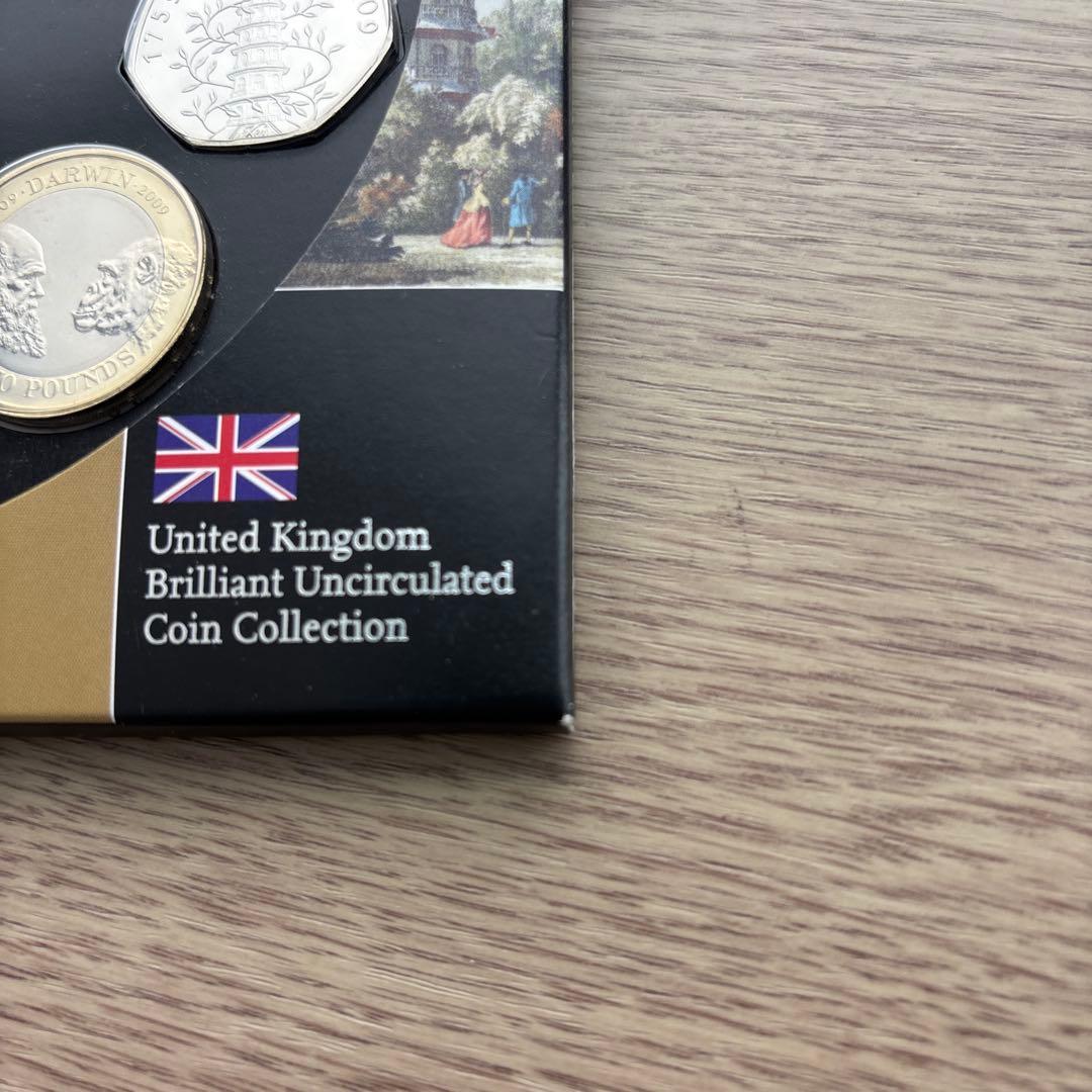 超希少 2009年 イギリス キューガーデン 50ペンス硬貨