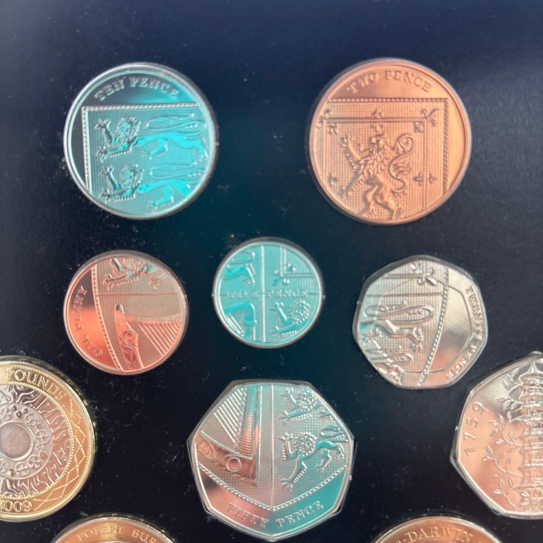 超希少 2009年 イギリス キューガーデン 50ペンス硬貨