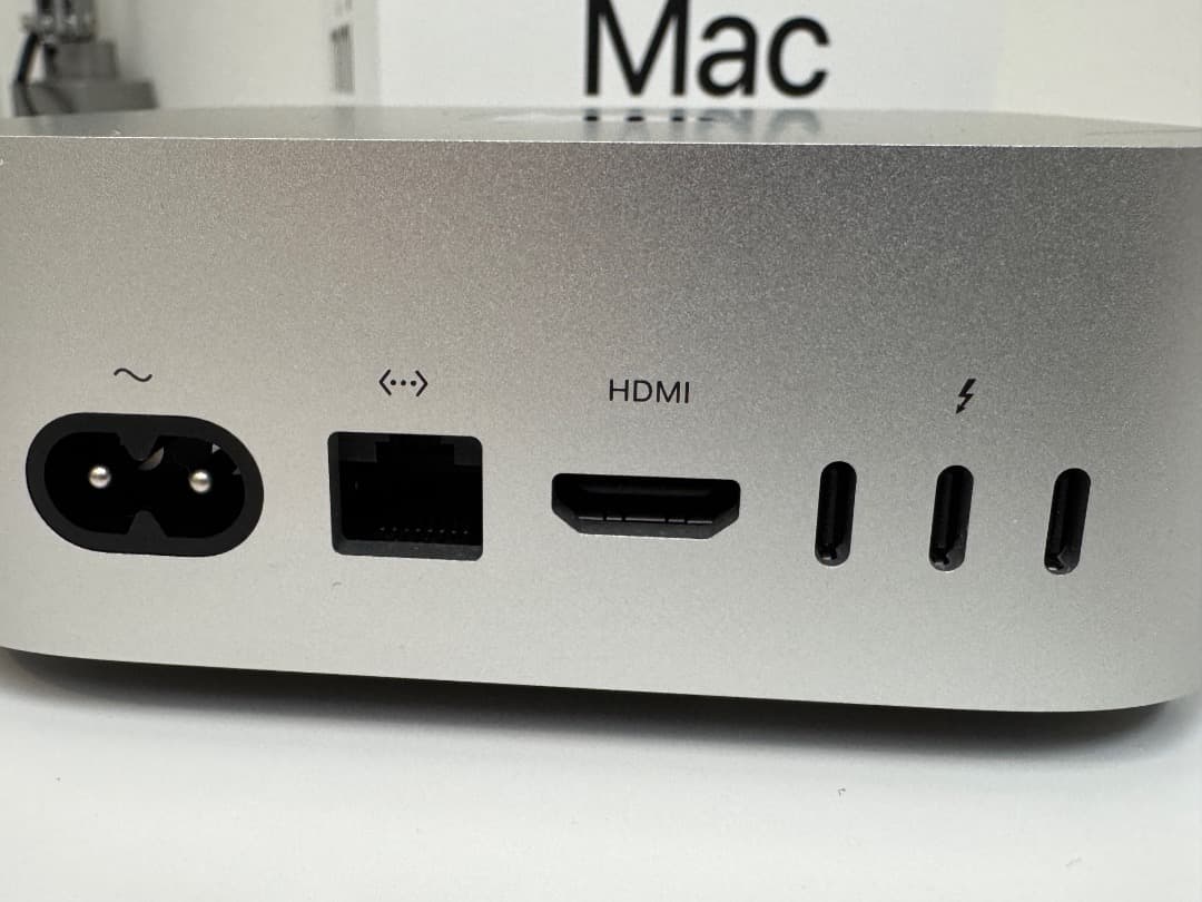 Mac mini M4 16GB 256GB ＋外付けSSD2TB