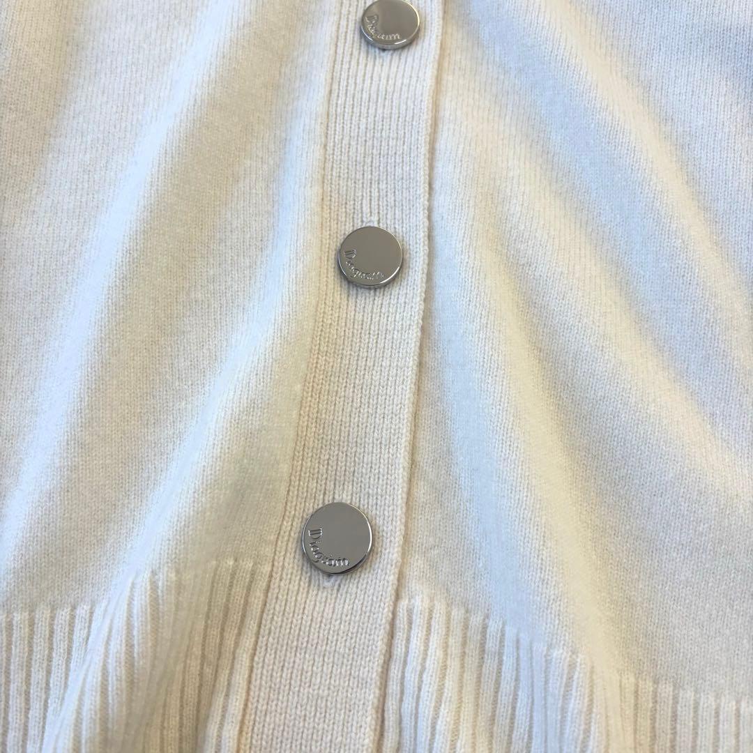 美品✨24AW diagram クーマラムニット カーディガン 定価3万