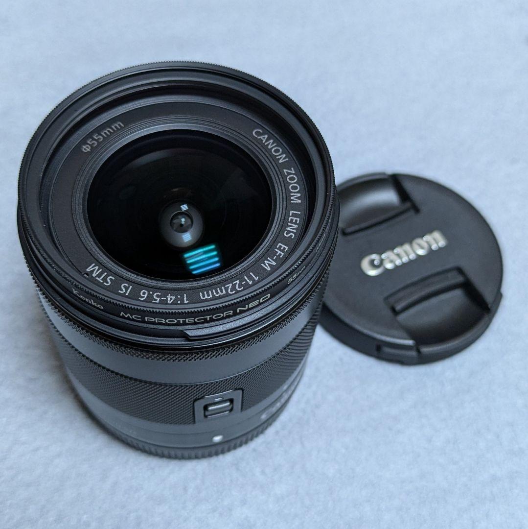 【中古】EOS Kiss M 本体/レンズ3本/付属品/その他