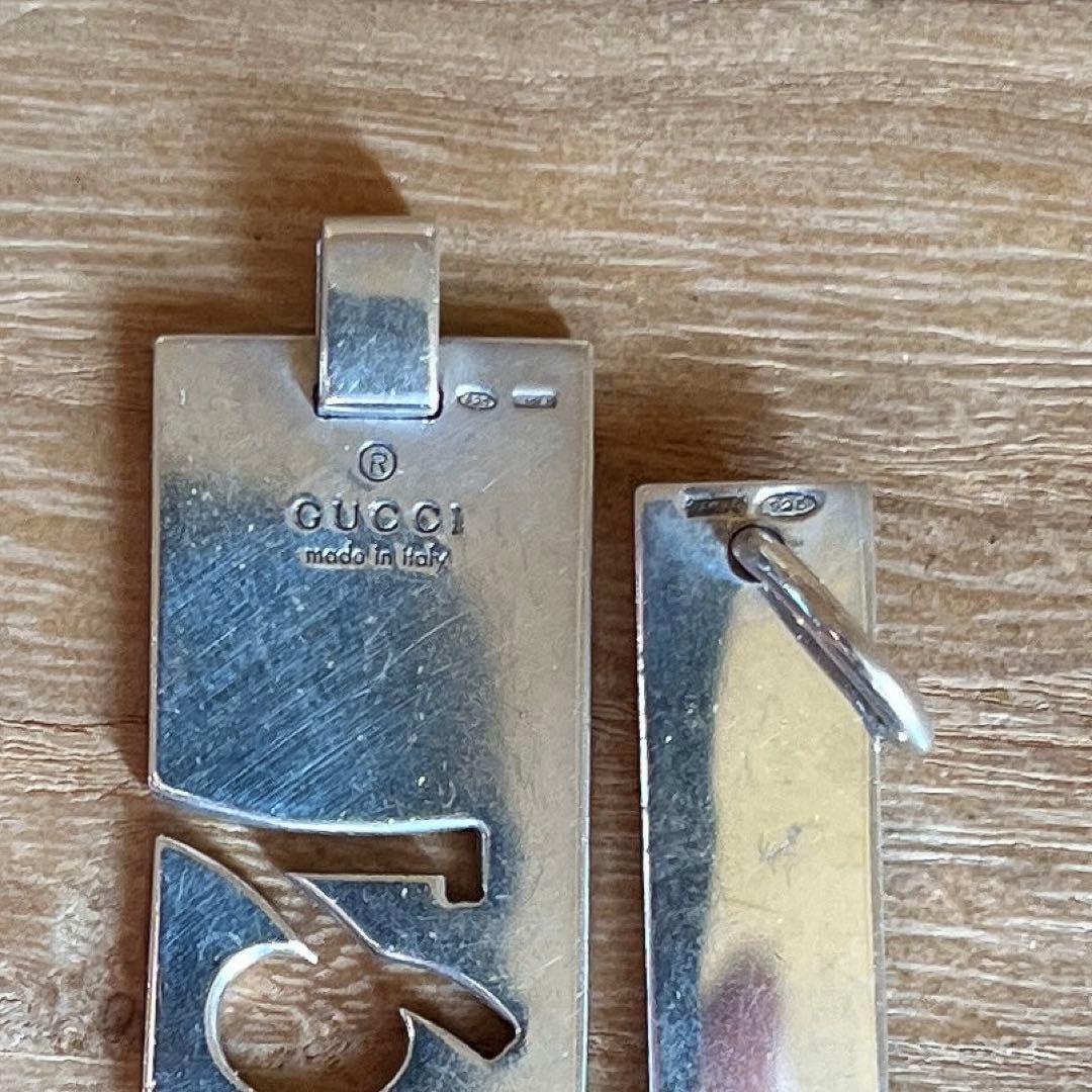 GUCCI グッチ ペンダント 2個セット 925 SILVER
