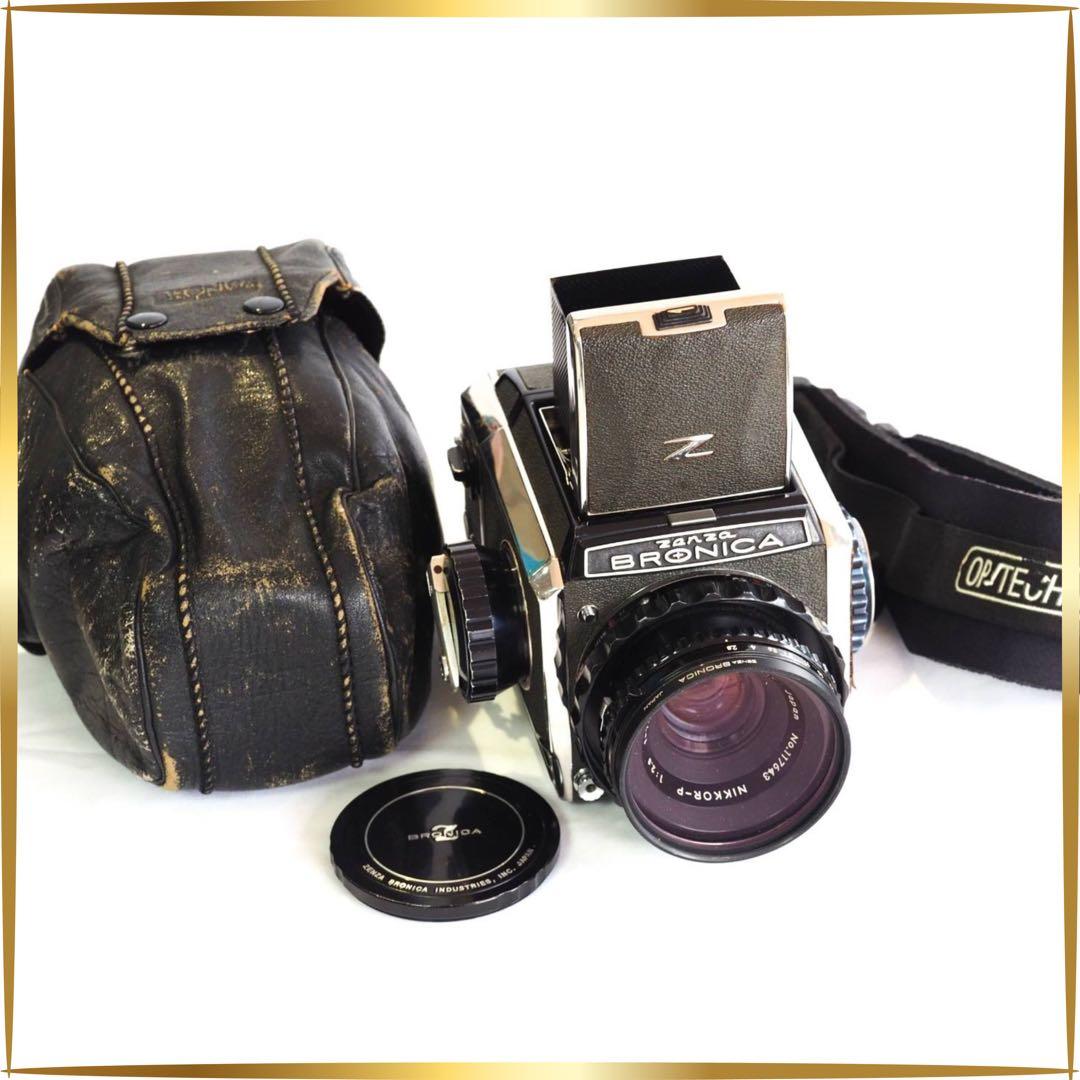【作動確認済み】ゼンザブロニカS2　Nikkor-P75mm f/2.8