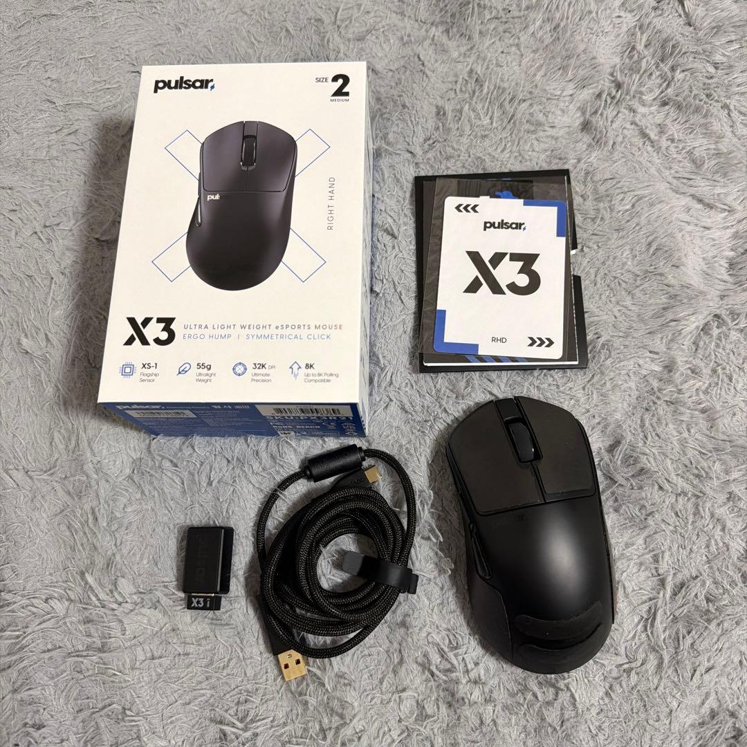 マウス・トラックボール Pulsar X3 Black PX3R21