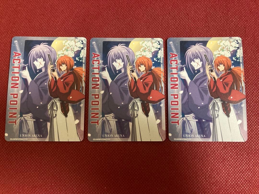 るろうに剣心 赤 剣心デッキ 調整パーツ付 ユニオンアリーナ ユニアリ 115枚