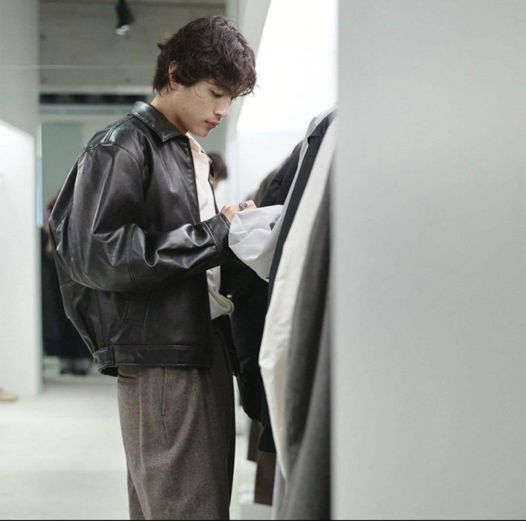 AMOMENTO 新品完売レザージャケット田中シェン1ldk ohotoro中綿