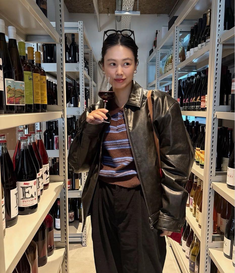 AMOMENTO 新品完売レザージャケット田中シェン1ldk ohotoro中綿