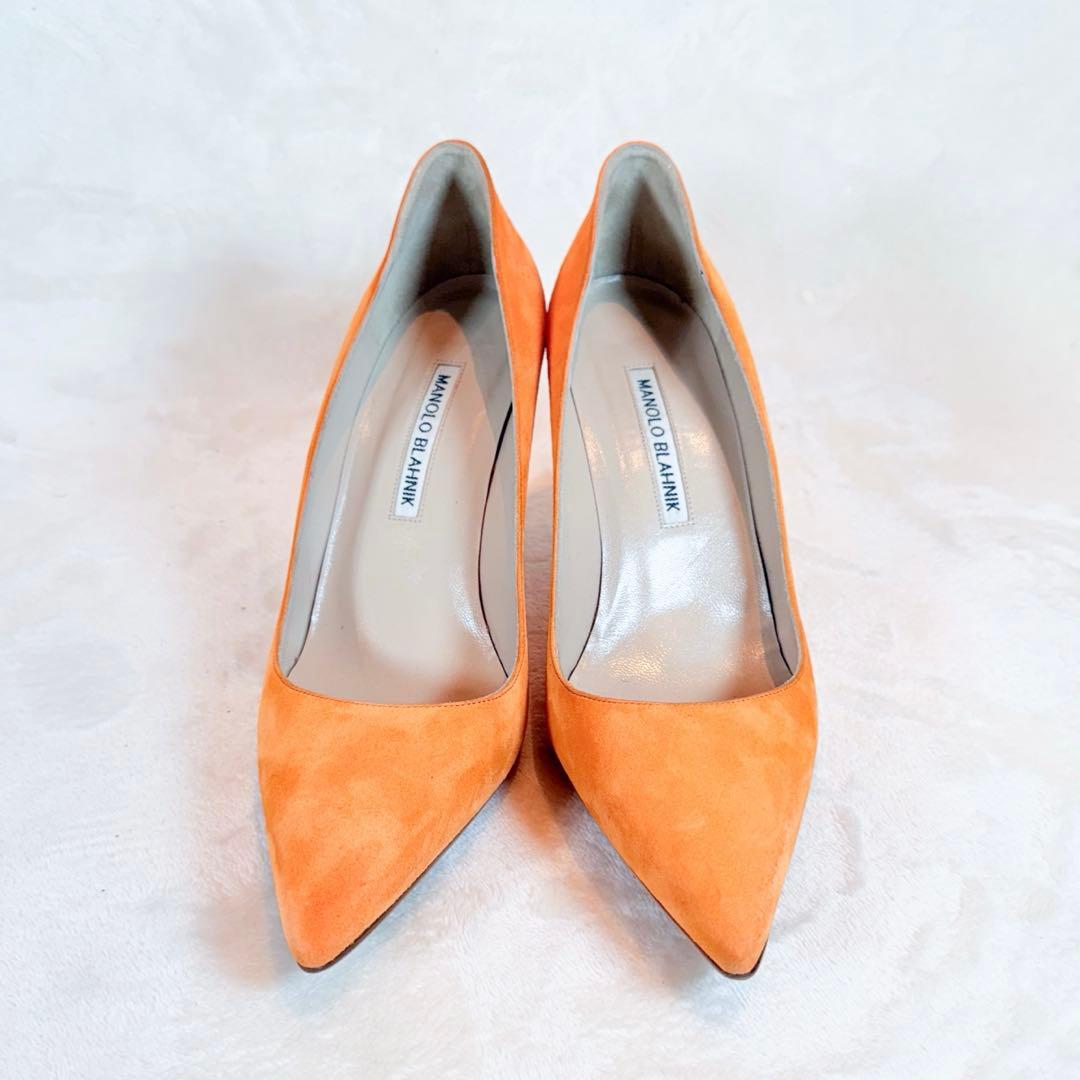 【美品】MANOLO BLAHNIK マノロブラニク スエード パンプス