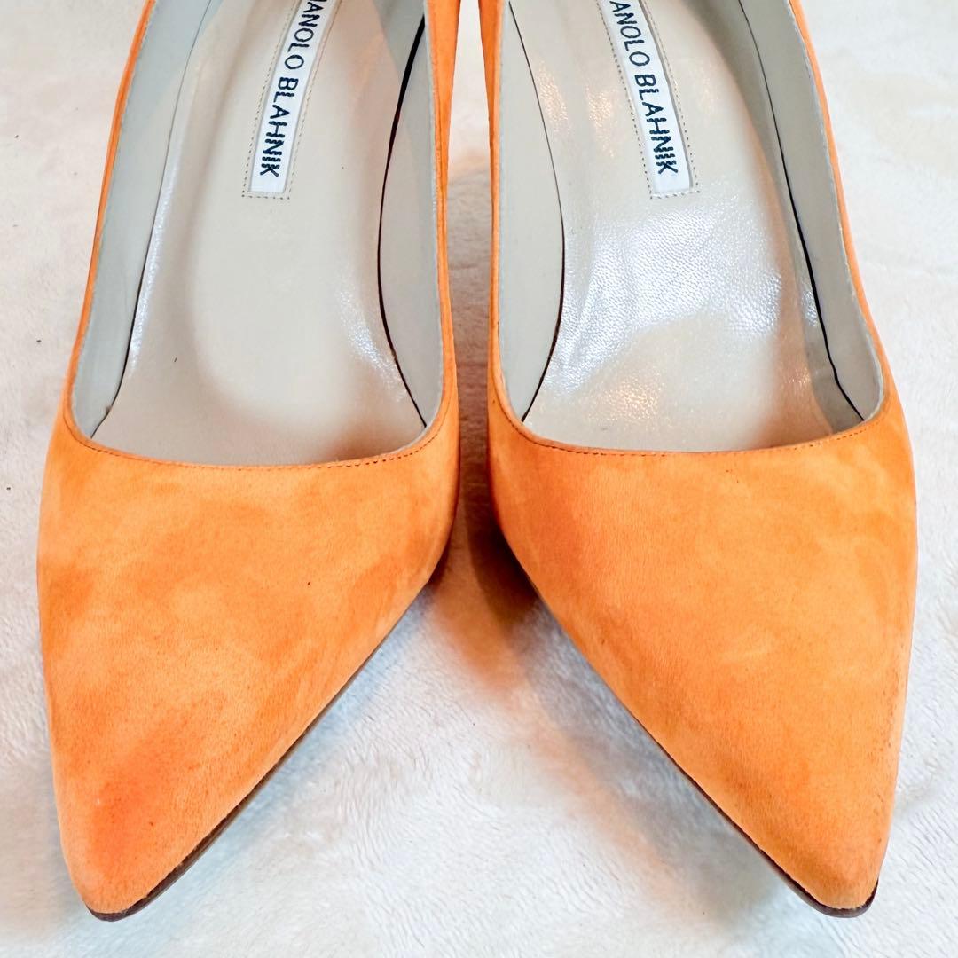 【美品】MANOLO BLAHNIK マノロブラニク スエード パンプス