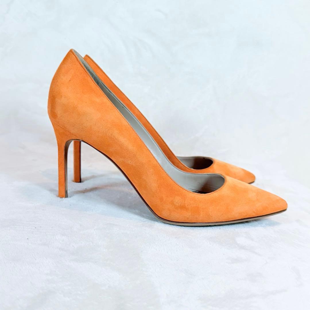 【美品】MANOLO BLAHNIK マノロブラニク スエード パンプス