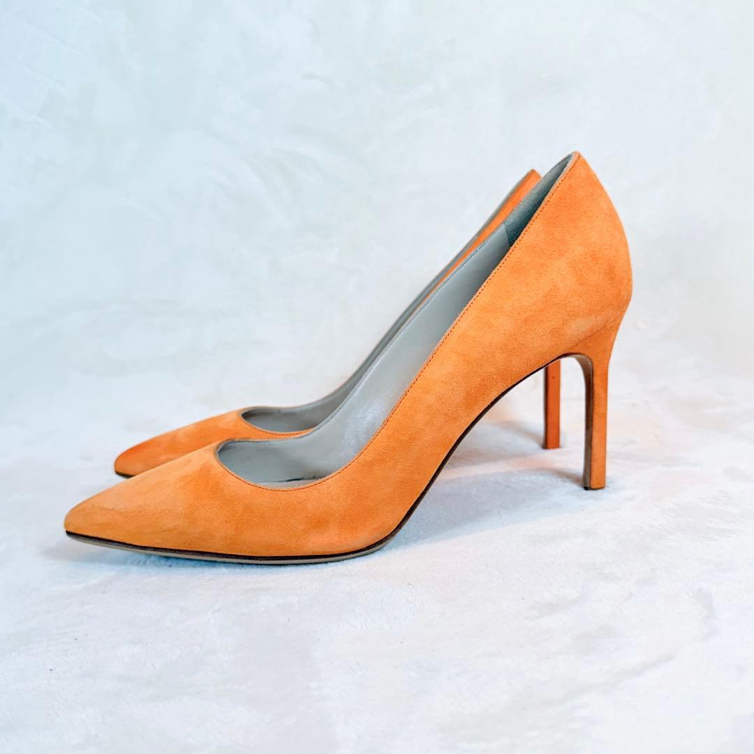 【美品】MANOLO BLAHNIK マノロブラニク スエード パンプス