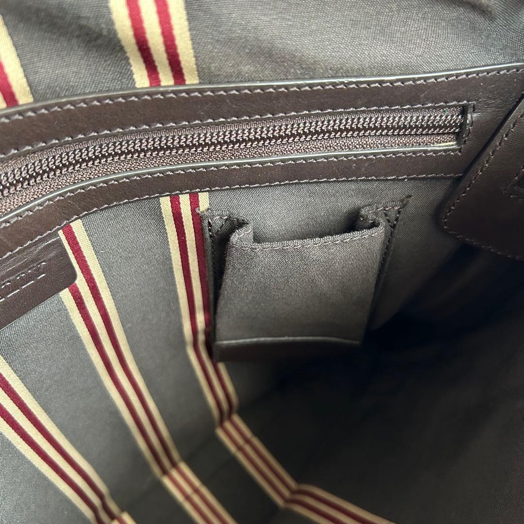 【美品】BALLY バリー ショルダーバッグ メッセンジャーバッグ ブラウン