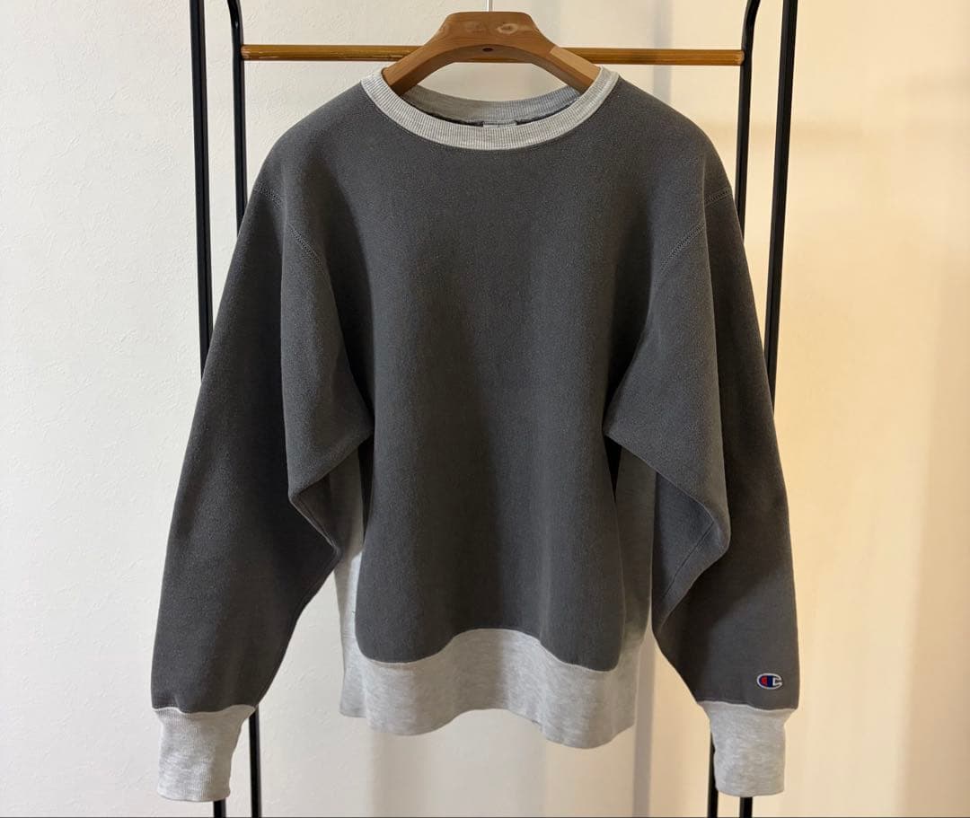 トップス 90's champion reverse weave 2tone color