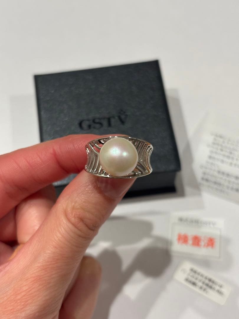 龍*マ様 【美品/箱あり】GSTV シルバー リング SV950Pd ※発送は1