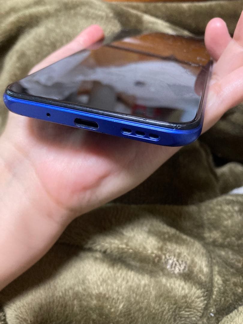 Redmi Note 10 5G パープル 画面ひび割れ