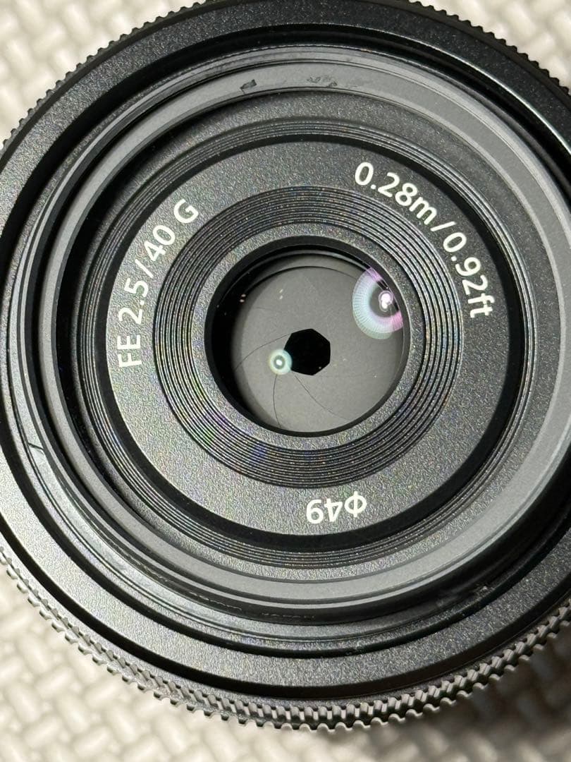 SONY SEL40F25G 40mm F2.5G 保護フィルタ