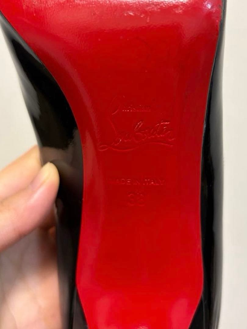 Christian Louboutin オープントゥ ブラック