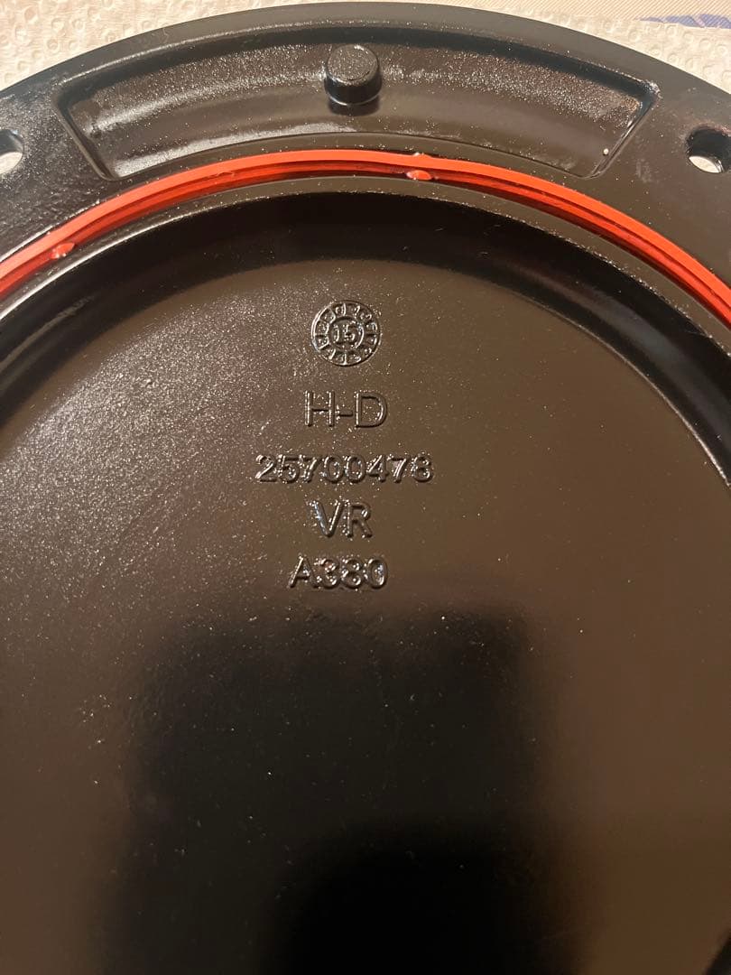 美品ハーレーダビットソン純正スカルダービカバーマットブラック