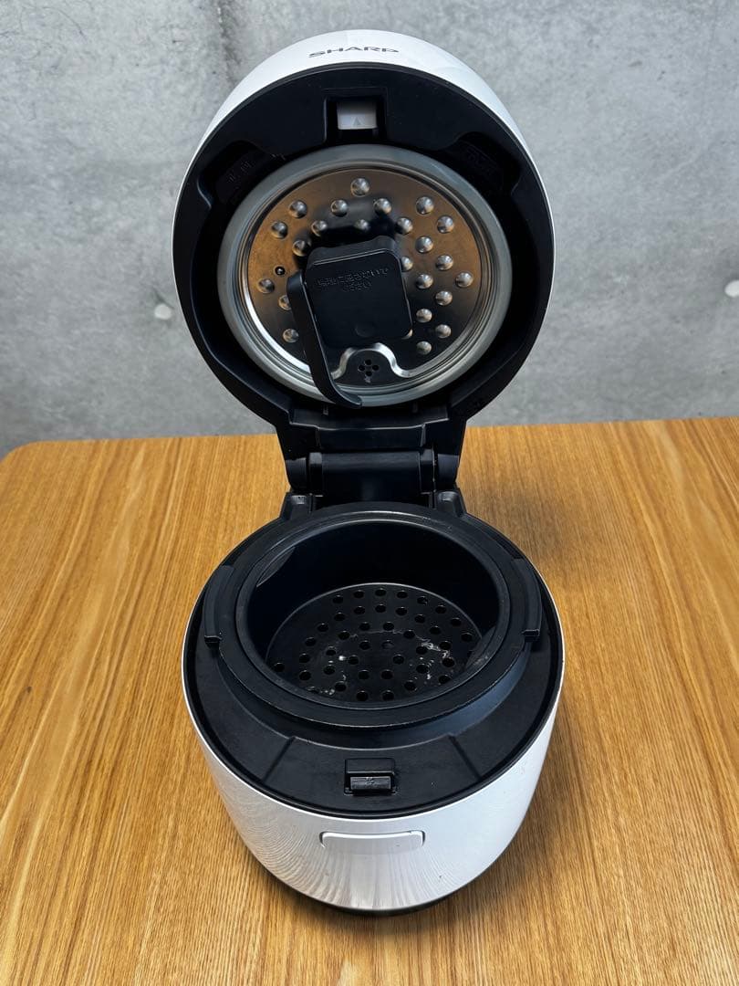 SHARP HEALSIO 炊飯器 ホワイト　２人前