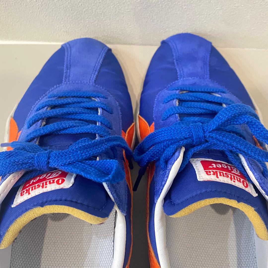 【美品】オニツカタイガー アクロモント スニーカー ブルー 27.0㎝