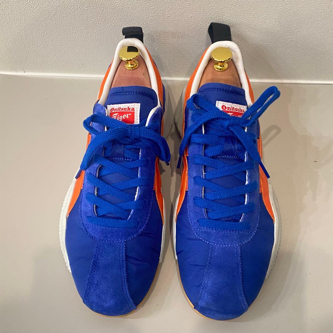 【美品】オニツカタイガー アクロモント スニーカー ブルー 27.0㎝
