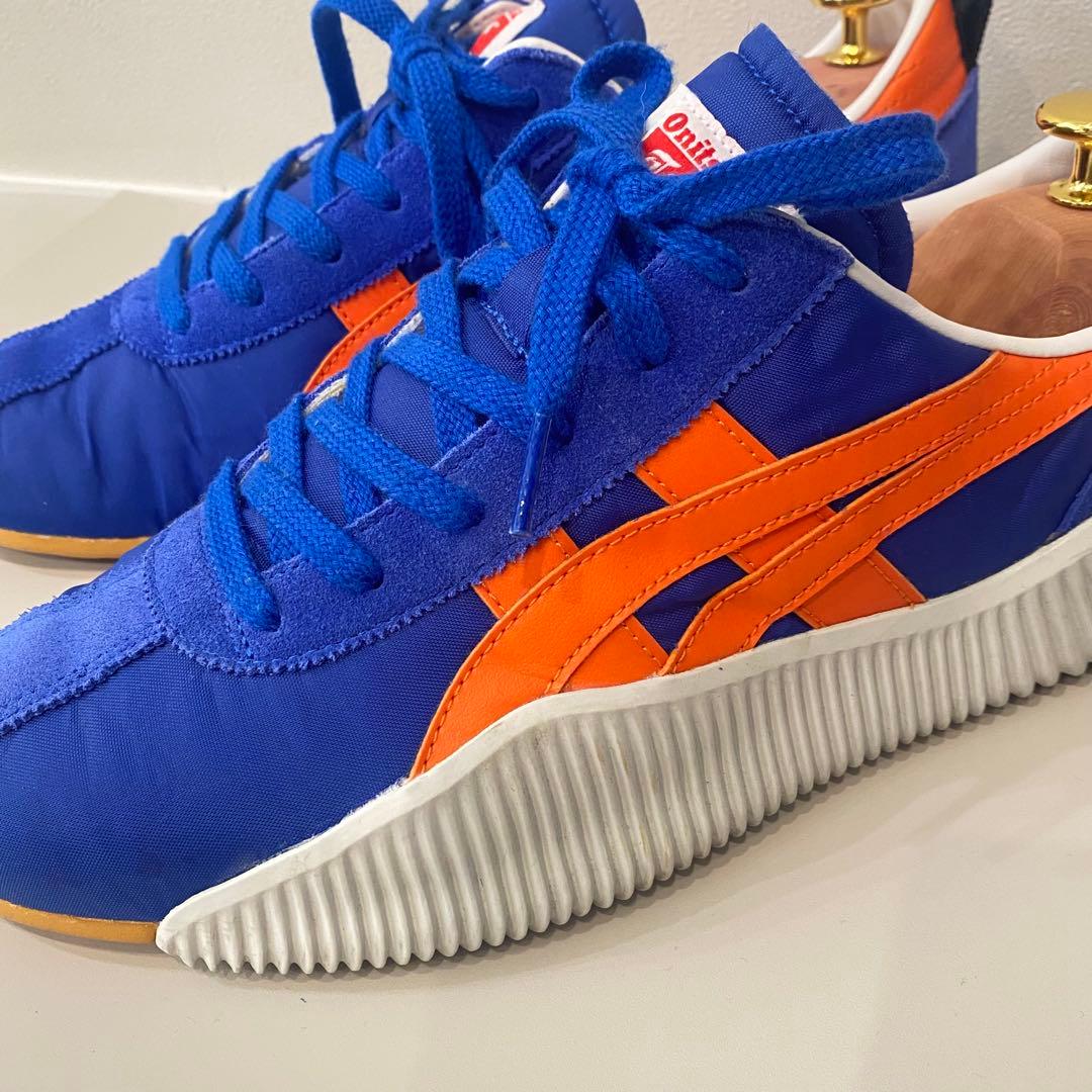 【美品】オニツカタイガー アクロモント スニーカー ブルー 27.0㎝