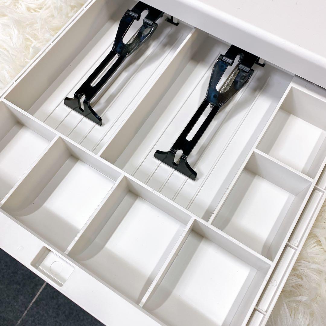 ロール紙付　CLOVER シンプルレジスターJET-100CHR 鍵付