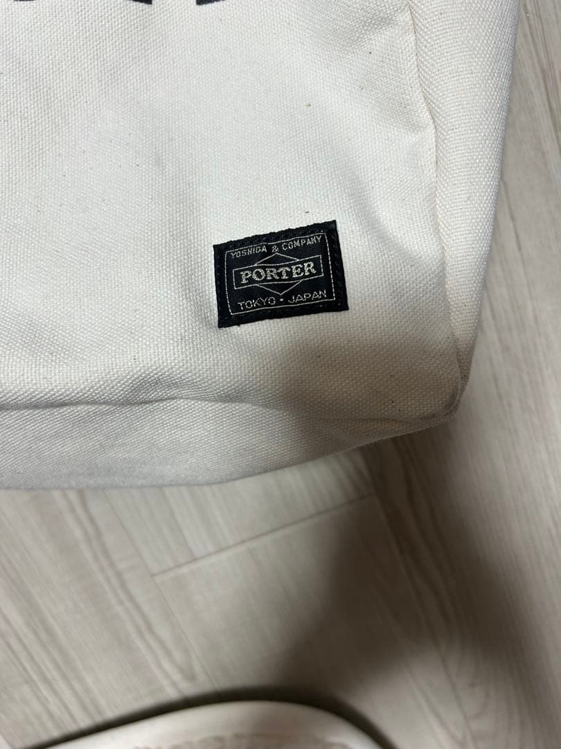 20SS コムデギャルソンオム　ポーター　トートバッグ　コラボ　キャンバス