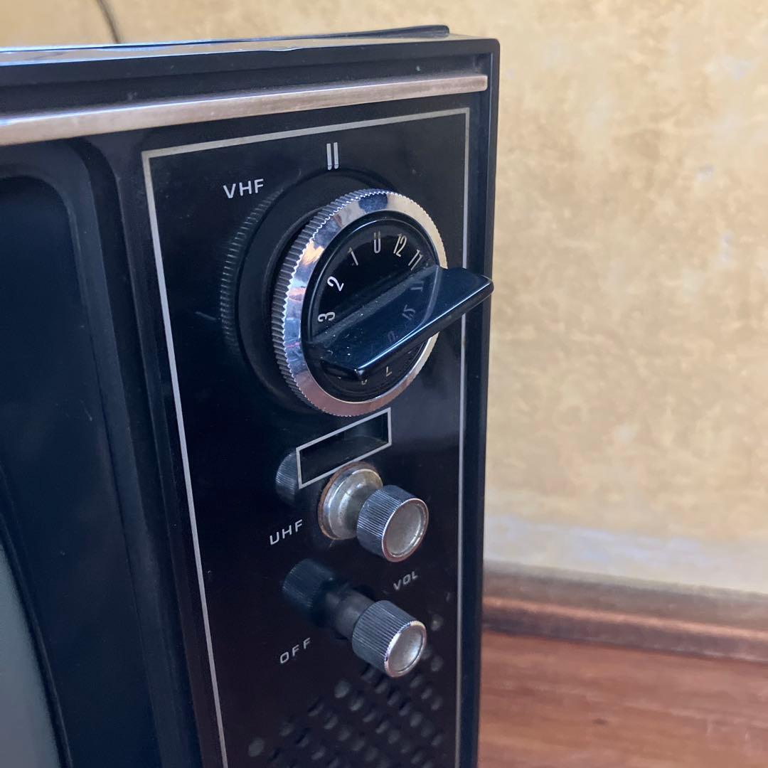 昭和レトロ HITACHI P-72 ブラウン管テレビ トランジスタ 当時物