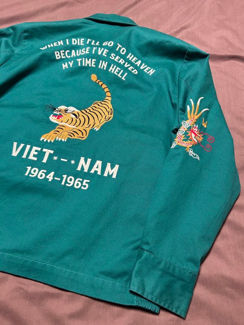 HOUSTON ヒューストン ベトジャン タイガー ターコイズグリーン