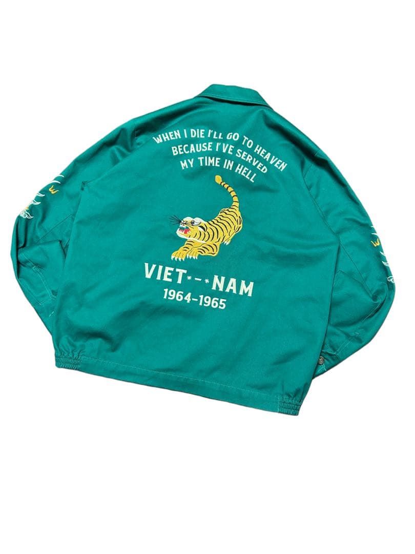 HOUSTON ヒューストン ベトジャン タイガー ターコイズグリーン