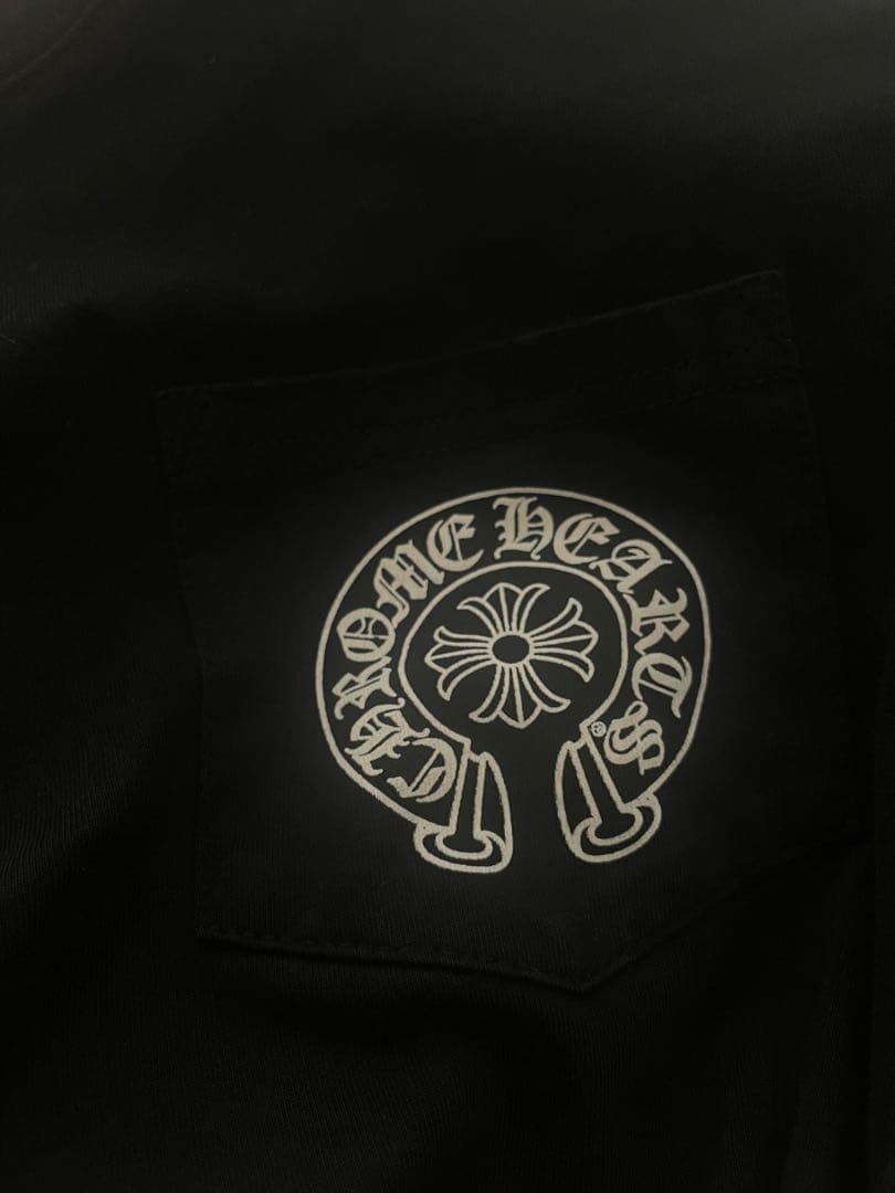Chrome Hearts ブラック長袖シャツ ロンT