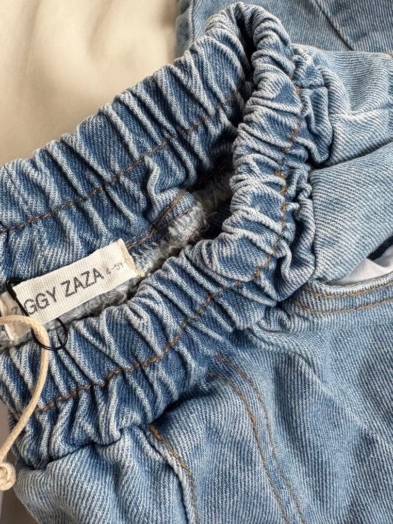 【新品・未使用】　ziggyzaza suki denim 4-5y