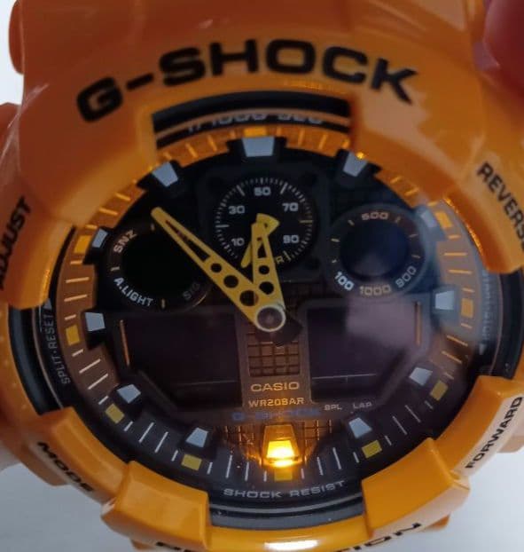 値下げ 新品 CASIO G-SHOCK レアカラー GA-100A イエロー