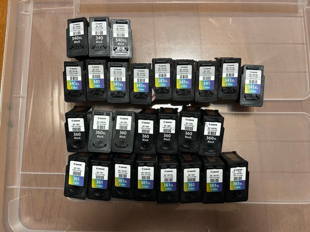 Canon 純正ほか　インクカートリッジ 使用済み　226個セット