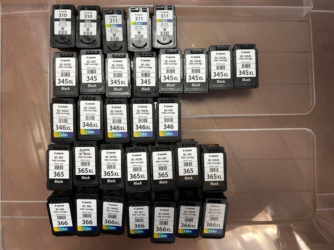 Canon 純正ほか　インクカートリッジ 使用済み　226個セット