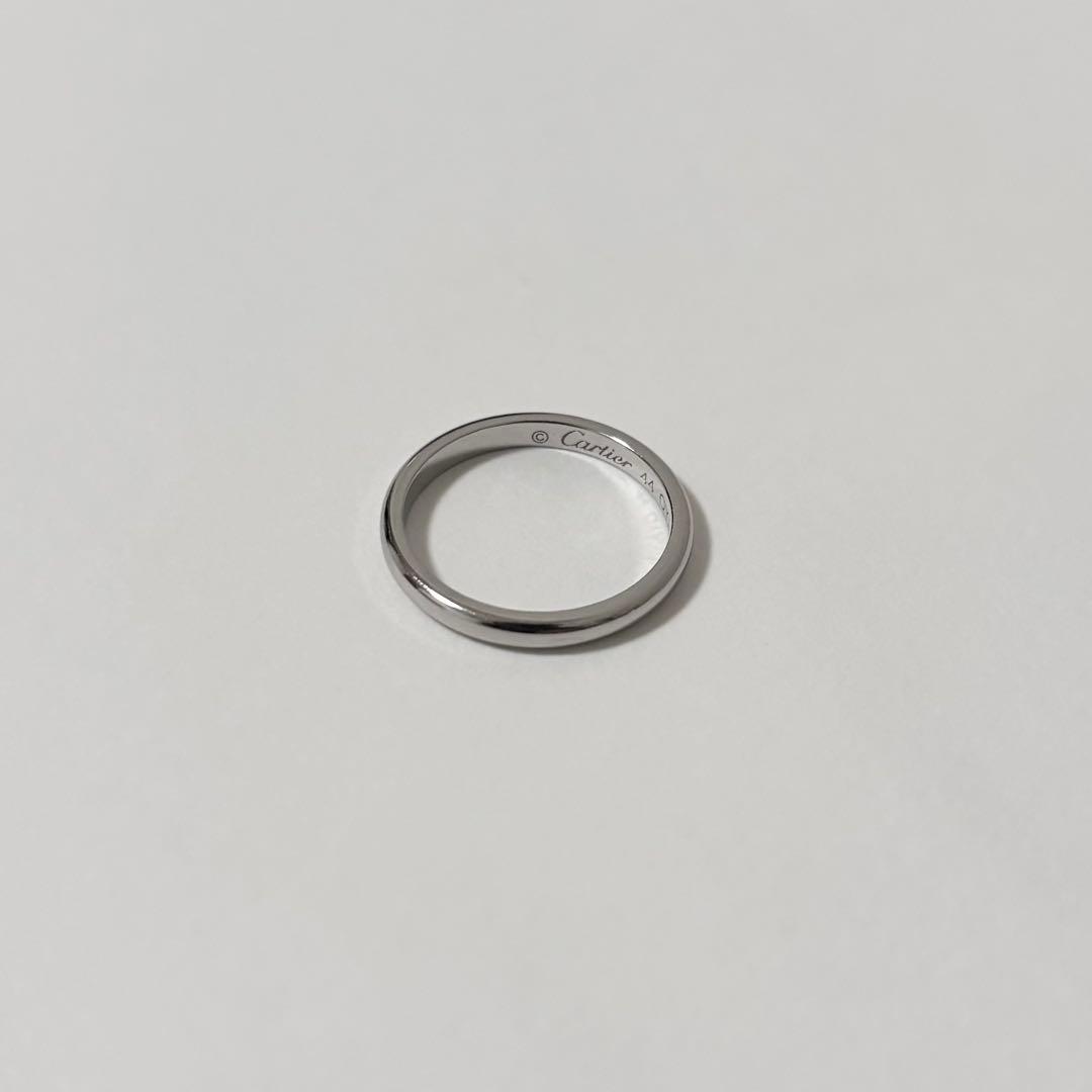 Cartier 1895 2mm幅 サイズ44 プラチナ
