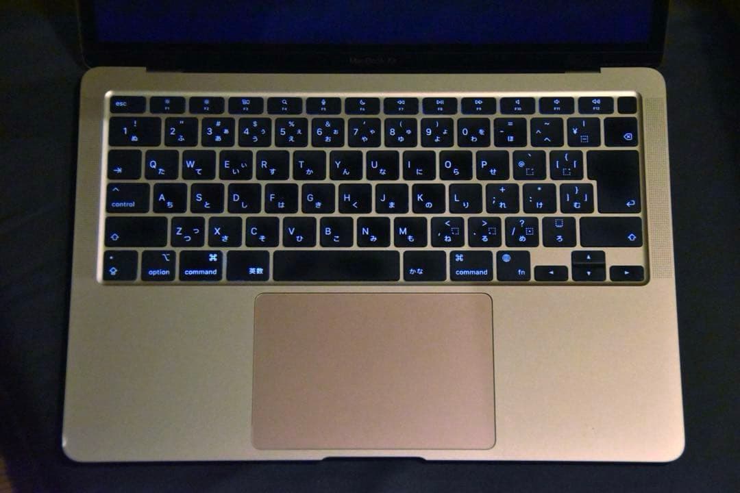 【液晶映りOK】M1 MacBookAirゴールドジャンク外装美品（1/17まで