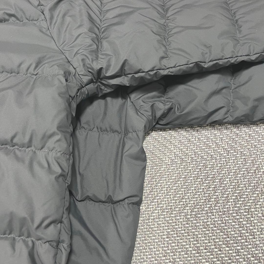 極美品✨️オーシバル ライトダウンコート グレー 1 ノーカラー キルティング