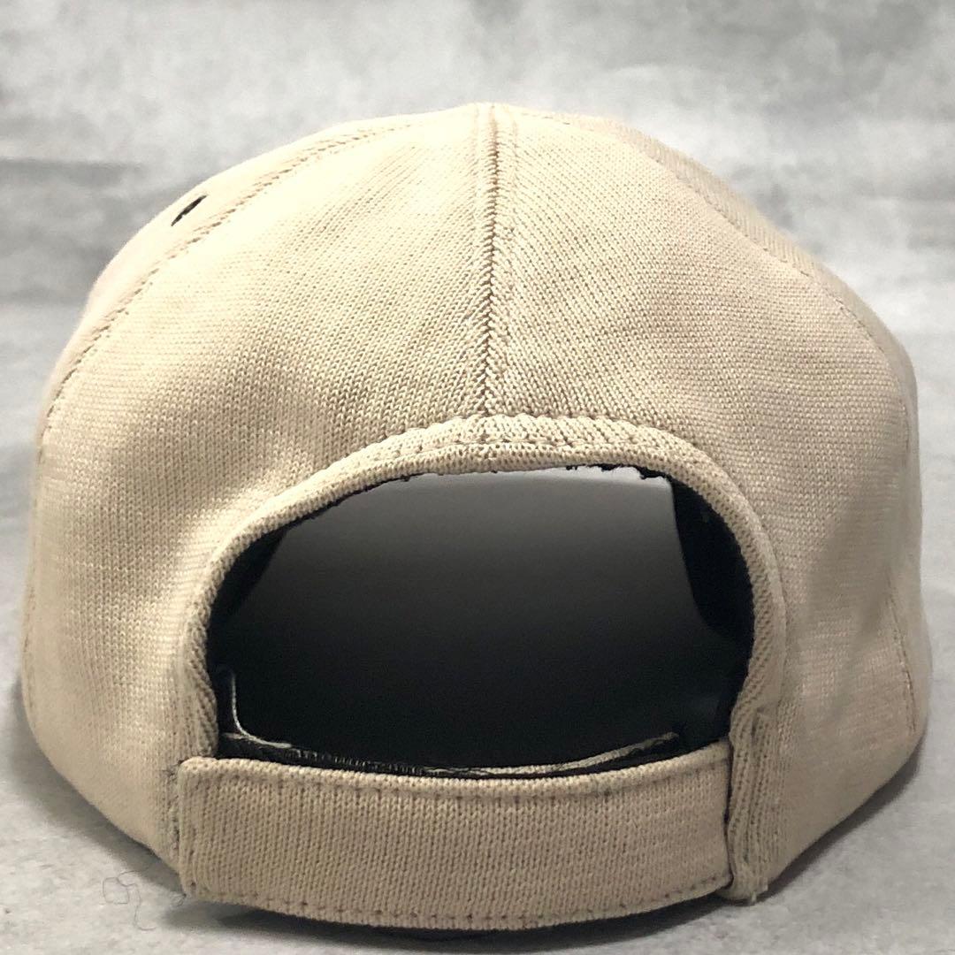 美品✨シャネル ココマーク ベースボールキャップ ホワイトベージュ Mサイズ