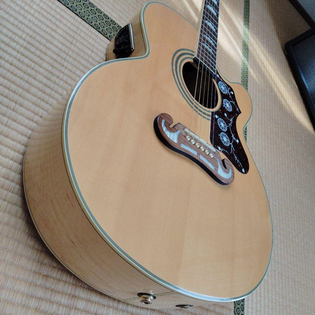 伝助!Epiphone EJ-200SCE エレアコ　エピフォン