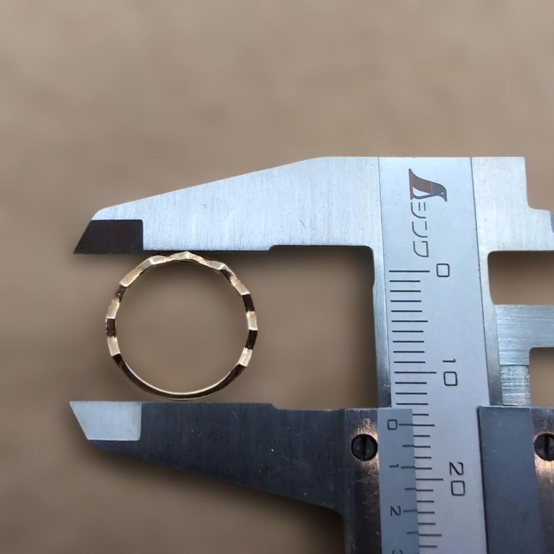 (美品) NOJESS k10 ひし形ピンキーリング