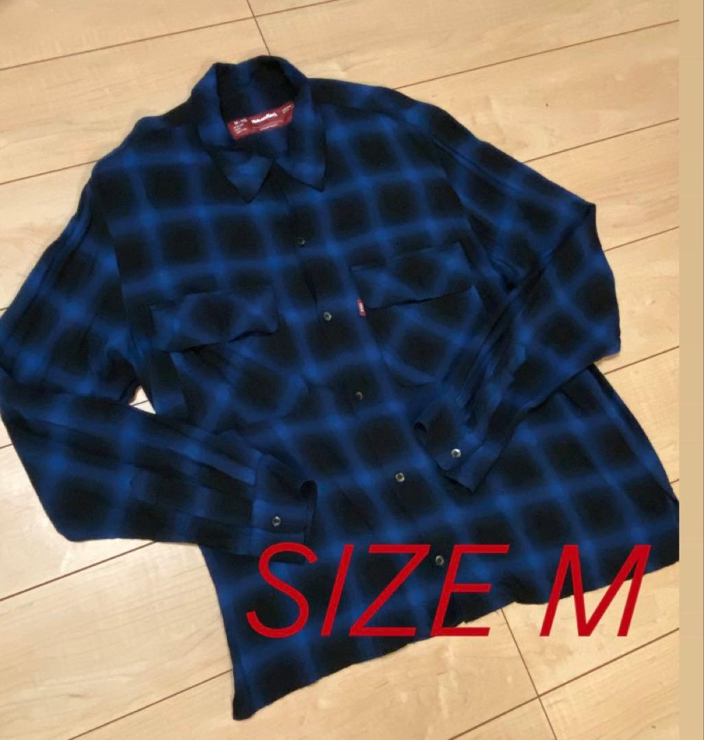 HIDE AND SEEK オンブレチェックシャツ　M ハイドアンドシーク