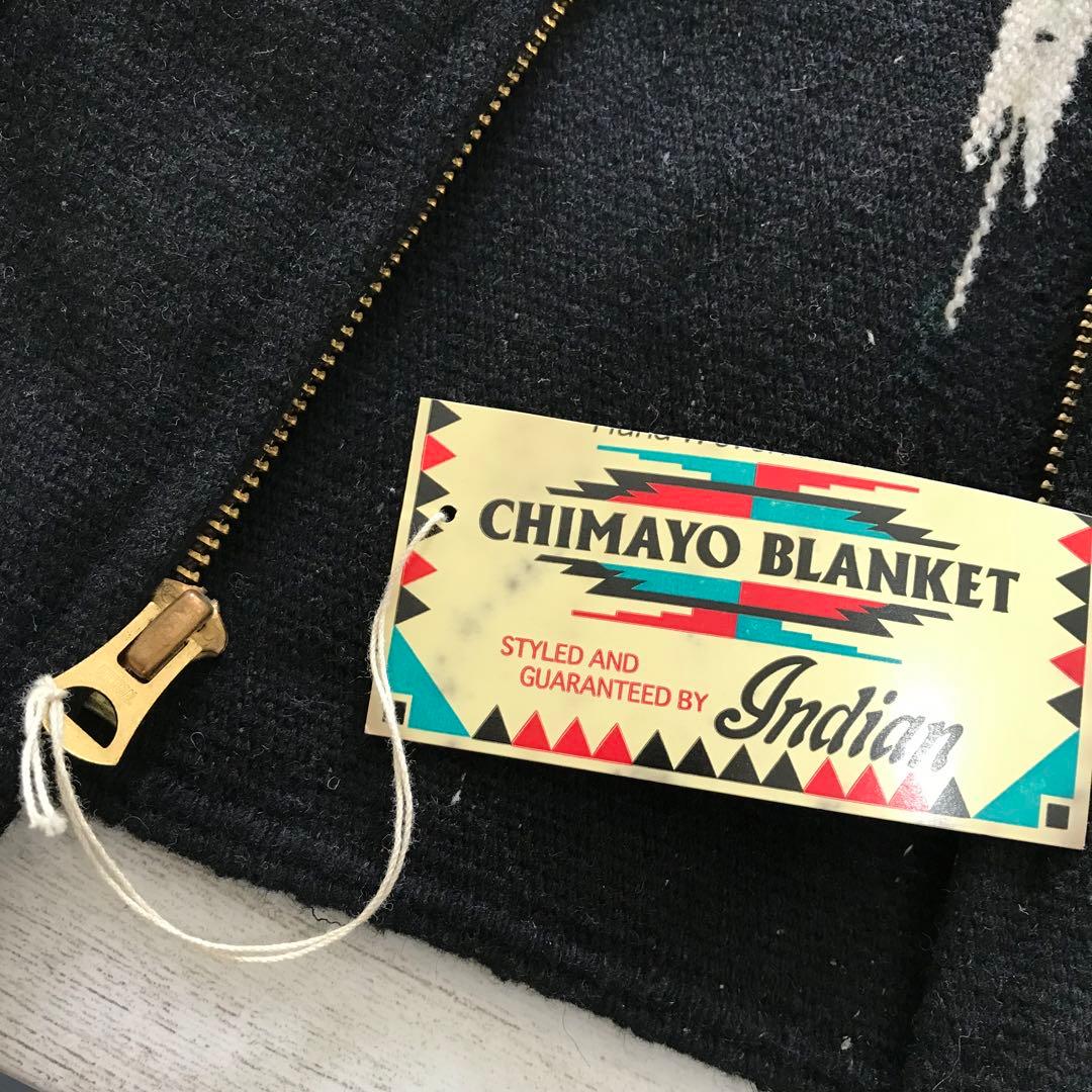 新品 indian CHIMAYO BLAMKET ジャケット ブラック 36